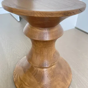 Foot Rest Ash Wood Round Low Stool Shoe Bench Stool Living Room Small Stool